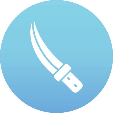 bıçak simgesi vektör illüstrasyonu