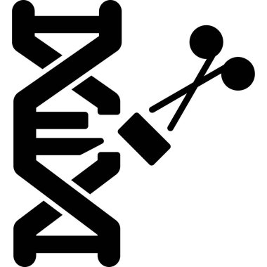 DNA simgesi vektör illüstrasyonu