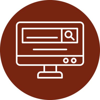 seo modern simgesinin vektör illüstrasyonu