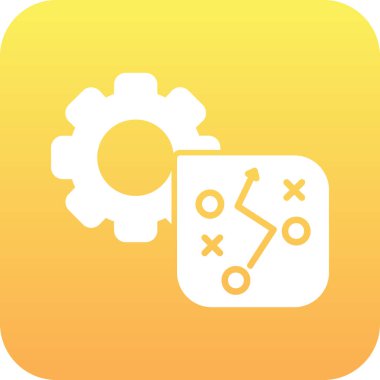 Simge soyut arkaplanda izole ediliyor