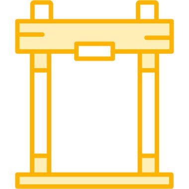 Beyaz arkaplanda tahta tabela