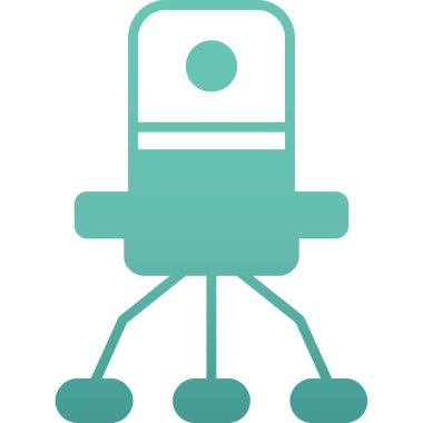 Konuşmacı. Web simgesi basit illüstrasyon