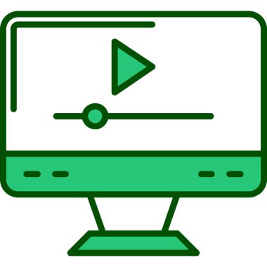 Dizüstü bilgisayar simgesi vektör çizimi