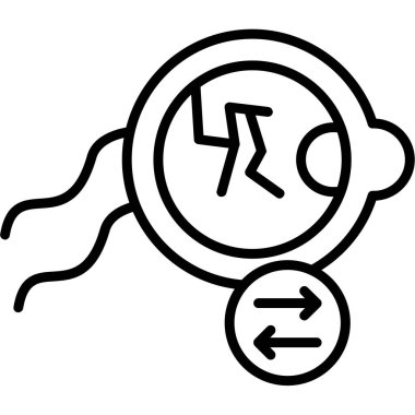 vektör küresel gezegen simgesi