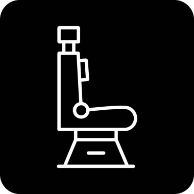 Projeniz için vektör mikroskobu simgesi