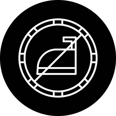 Çemberin modern bir simgesinin vektör çizimi