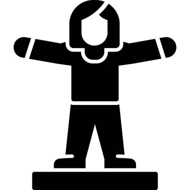 figür simgesi, vektör illüstrasyonu