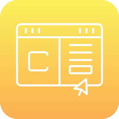 vektör tarayıcı simgesi, vektör çizimi