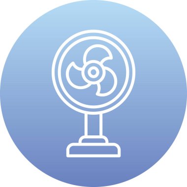 fan simgesi vektör illüstrasyonu