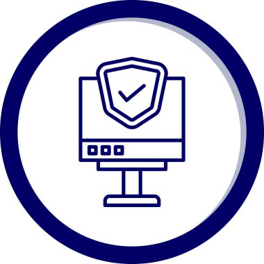 bilgisayar simgesi vektör illüstrasyonu