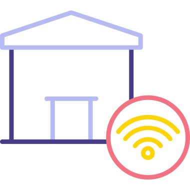 Modern bir simgenin vektör illüstrasyonu