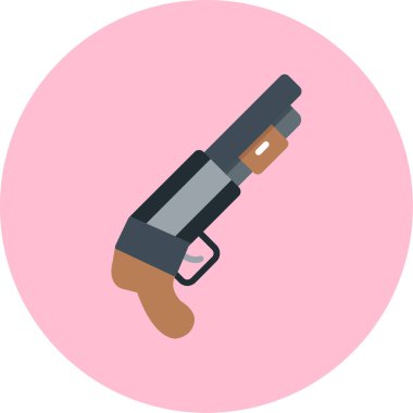 silah modern simge vektör illüstrasyonu