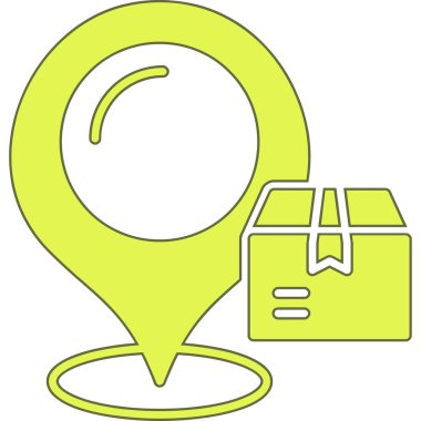 İşaretleyici simgesi ile harita pin konumu, özet biçimi