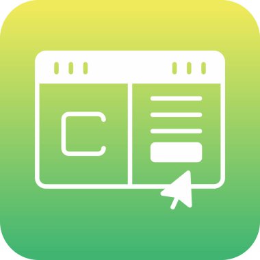 Vektör belgesi Simge illüstrasyonu