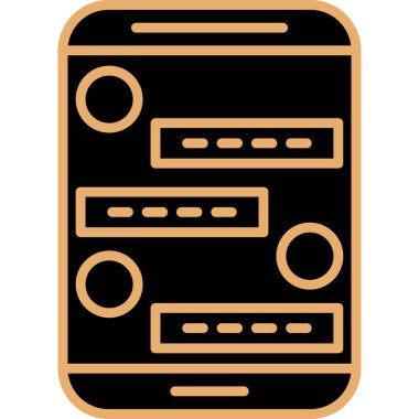 - Telefon. Web simgesi basit illüstrasyon