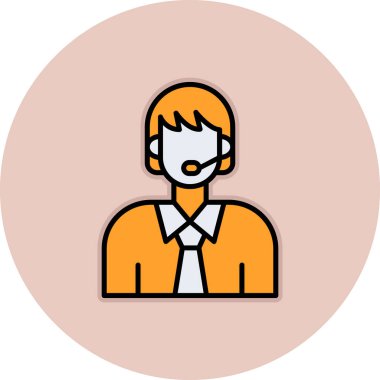 Bir insan simgesinin vektör illüstrasyonu