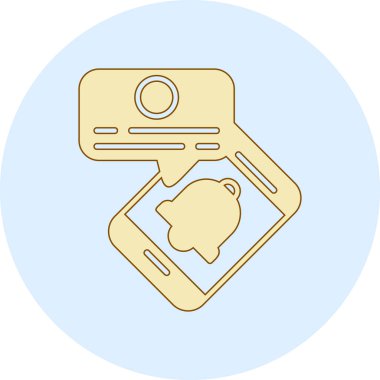 Bir araba simgesinin vektör illüstrasyonu