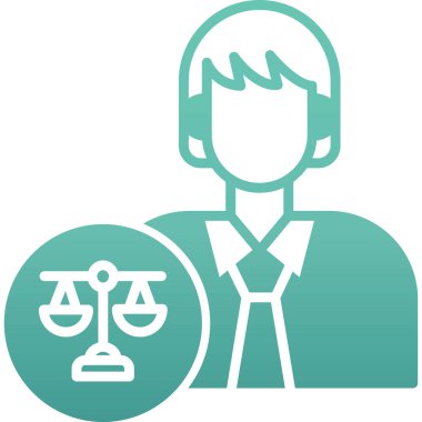 kanun simgesi vektör illüstrasyonu