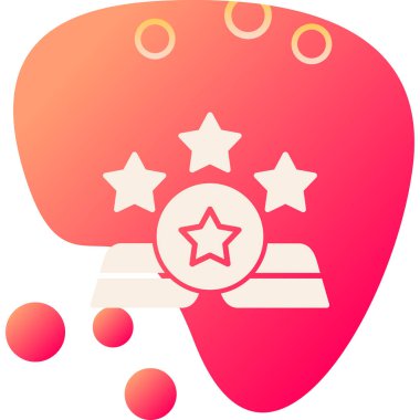 Sihirli ikon. Web için sihirli vektör simgelerinin düz çizimi