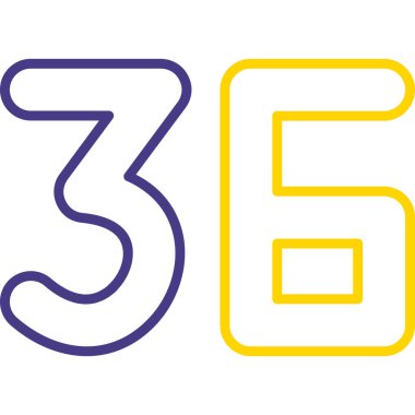 6 numaralı logo tasarım şablonu