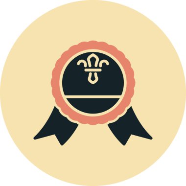 Bir çelengin vektör illüstrasyonu