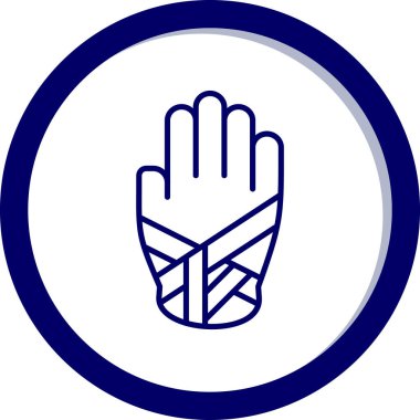 Dur işaretinin vektör illüstrasyonu