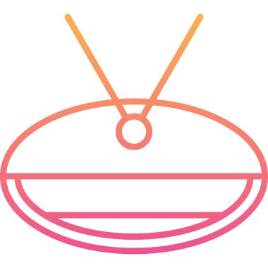 Modern radyo simgesinin vektör illüstrasyonu