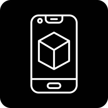 vektör cep telefon simgesi