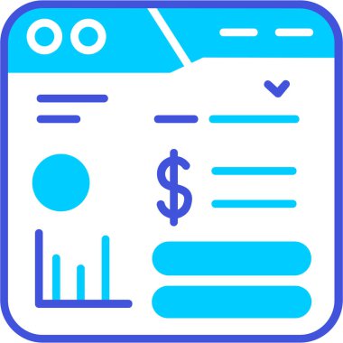 iş simgesi vektör illüstrasyonu