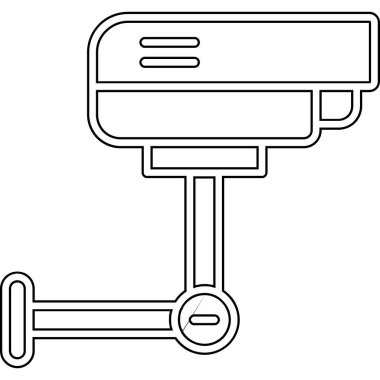 Kamera simgesi, vektör illüstrasyonu