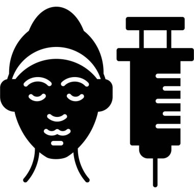 Aşı simgesi, vektör illüstrasyonu