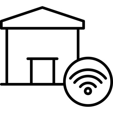 akıllı ev denetimi simgesi, özet biçimi