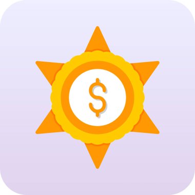 Beyaz arka planda izole edilmiş dolar işareti simgesi. para sembolü