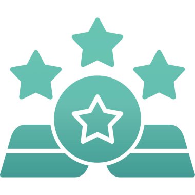 Yıldızlar. Web tasarımı vektör illüstrasyonu.