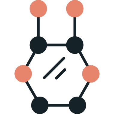 vektör ağ simgesi çizimi