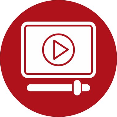 video simgesi. Web simgesi