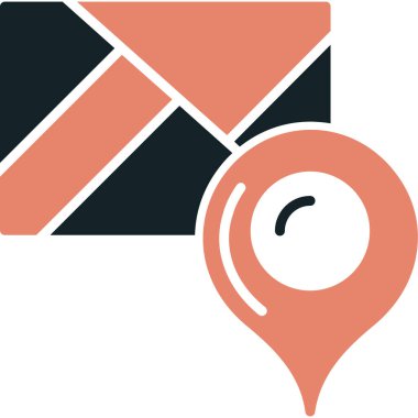 Harita işaretleyici simgesi. vektör illüstrasyonu