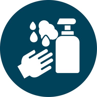 Dezenfeksiyon vektörü sembol tasarımı