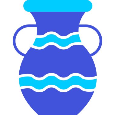 Su şişesi. Vektör çizim