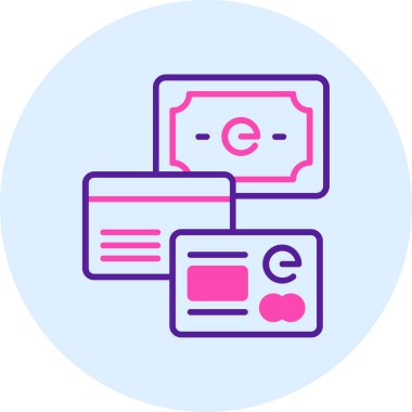 Kart. Web simgesi basit illüstrasyon