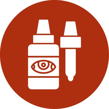 Göz simgesi vektör illüstrasyonu