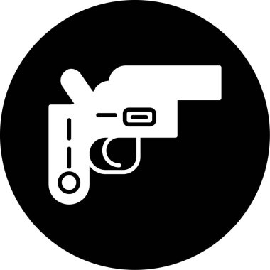 silah simgesi, basit illüstrasyon