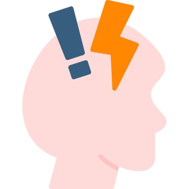 Beyin düşünme ikonu