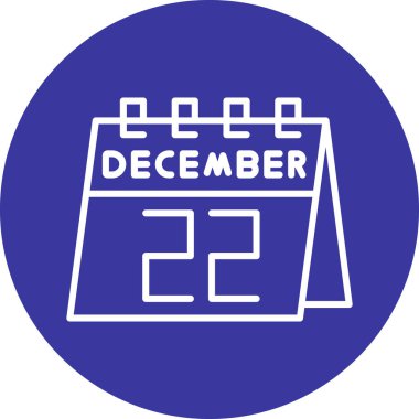 Takvim simgesi, vektör illüstrasyonu basit tasarım