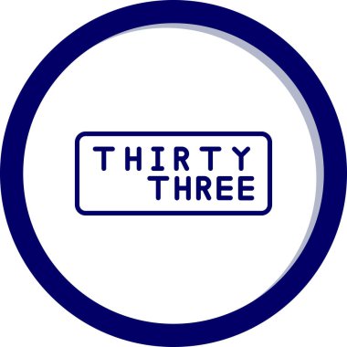 324 işareti, vektör illüstrasyonu