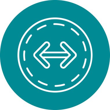 Ok. Web simgesi basit illüstrasyon