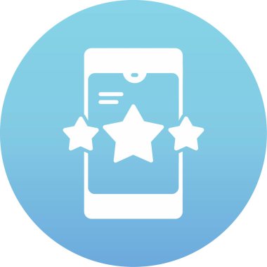 yıldız favori simgesi, vektör çizim