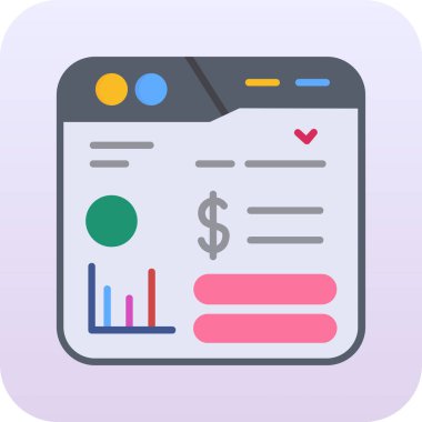 iş simgesi vektör illüstrasyonu