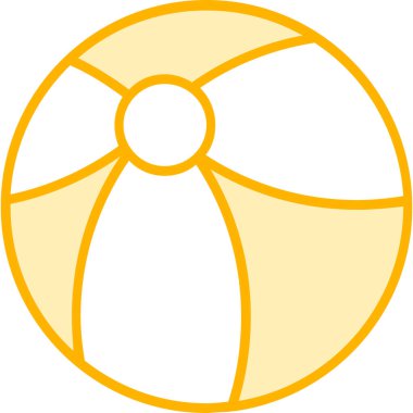 Güneş simgesinin vektör illüstrasyonu