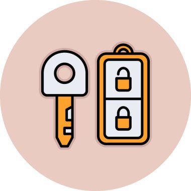 anahtar vektör resimleme